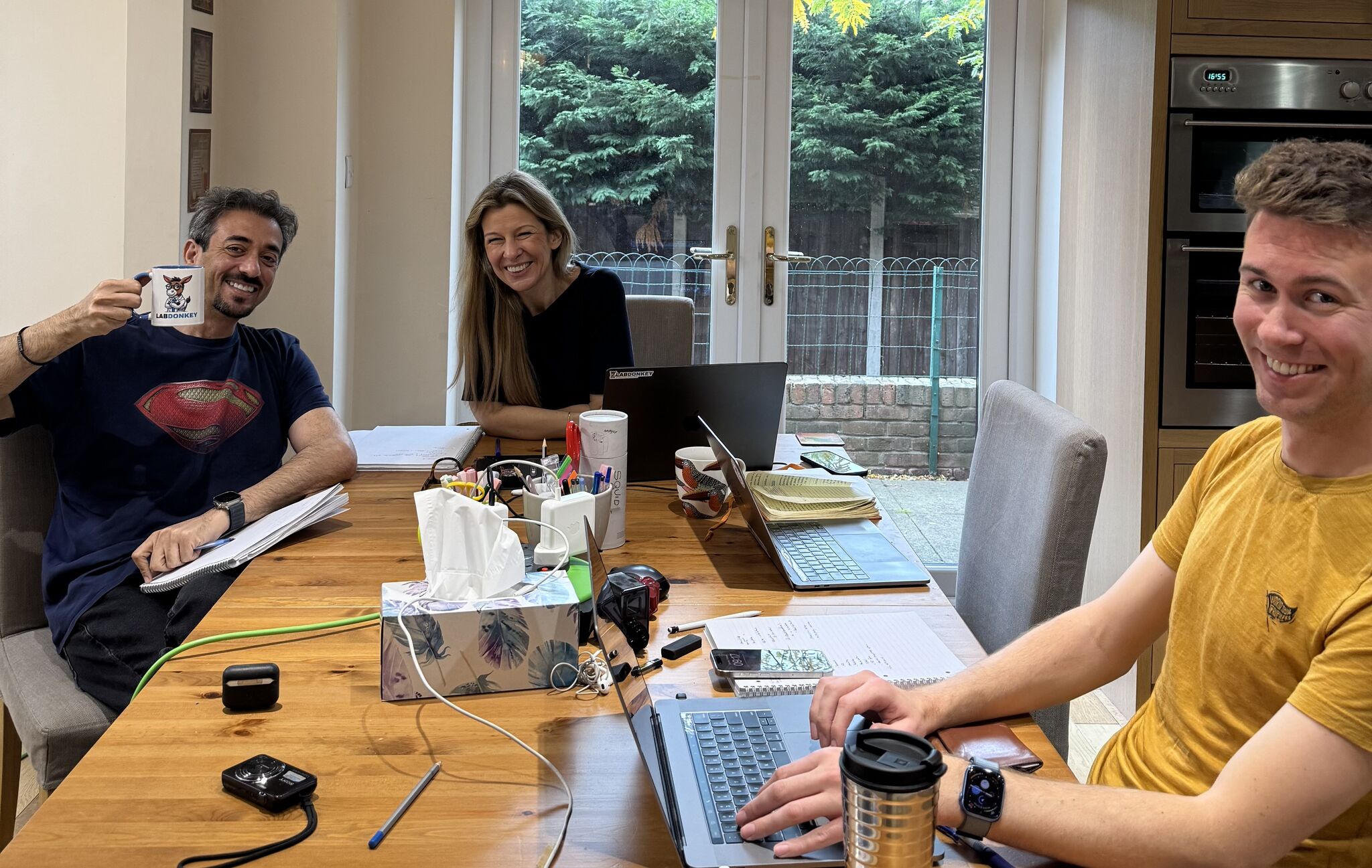 Lab Donkey family team